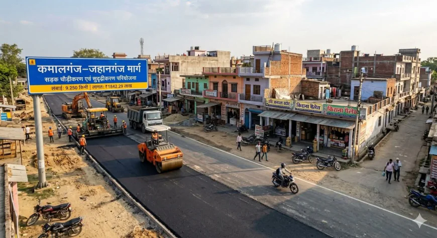 कमालगंज–जहानगंज मार्ग का होगा चौड़ीकरण, 18.42 करोड़ मंजूर