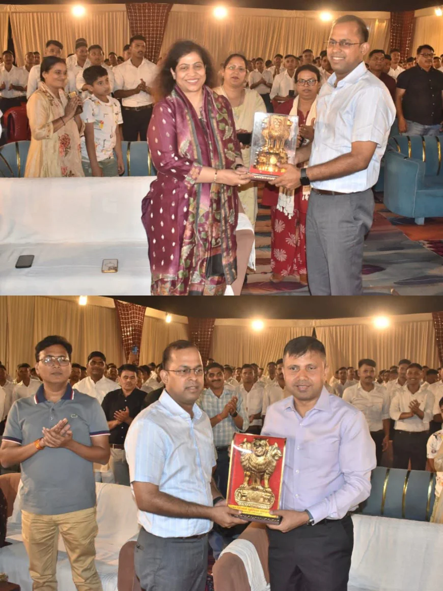 पासिंग आउट परेड से पूर्व पुलिस लाइन में ‘बड़ा खाना’, अफसरों ने परोसा भोजन