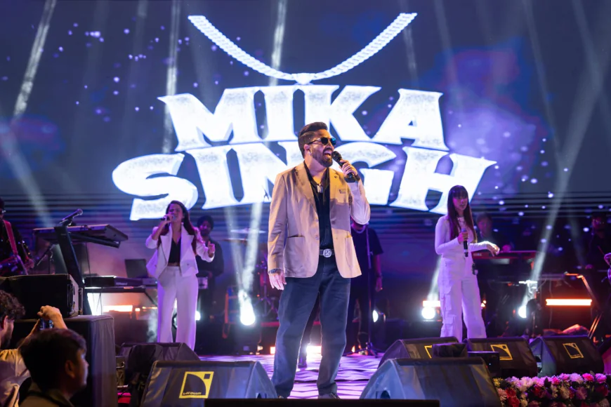 Bollywood's renowned singer Mika Singh enthralled the audience at World College of Technology and Management, Gurugram