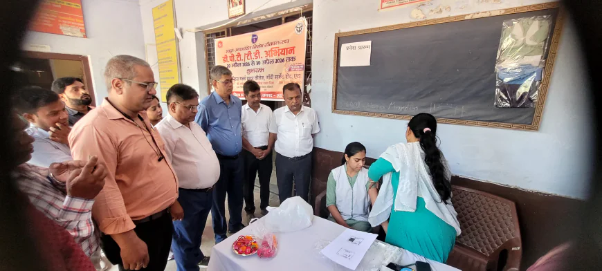 एटा में डिप्थीरिया के बढ़ते मामलों के बीच विशेष टीकाकरण अभियान शुरू