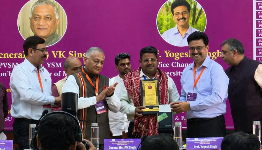 Prof. M. P. Singh Conferred with Pride Alumni Award 2026