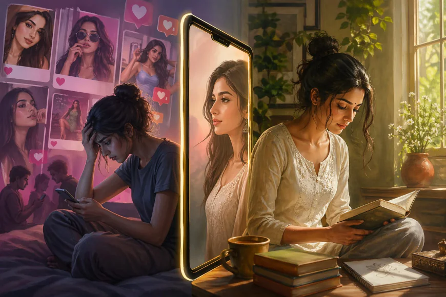 फिल्टर के पीछे खोती पहचान सोशल मीडिया और लड़कियों की आत्मछवि का संकट