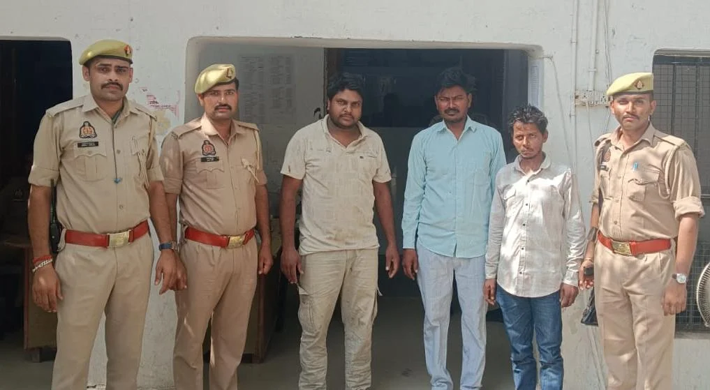 Etah News : 6 दिन पूर्व हुई टप्पेबाजी का खुलासा, 03 आरोपी गिरफ्तार