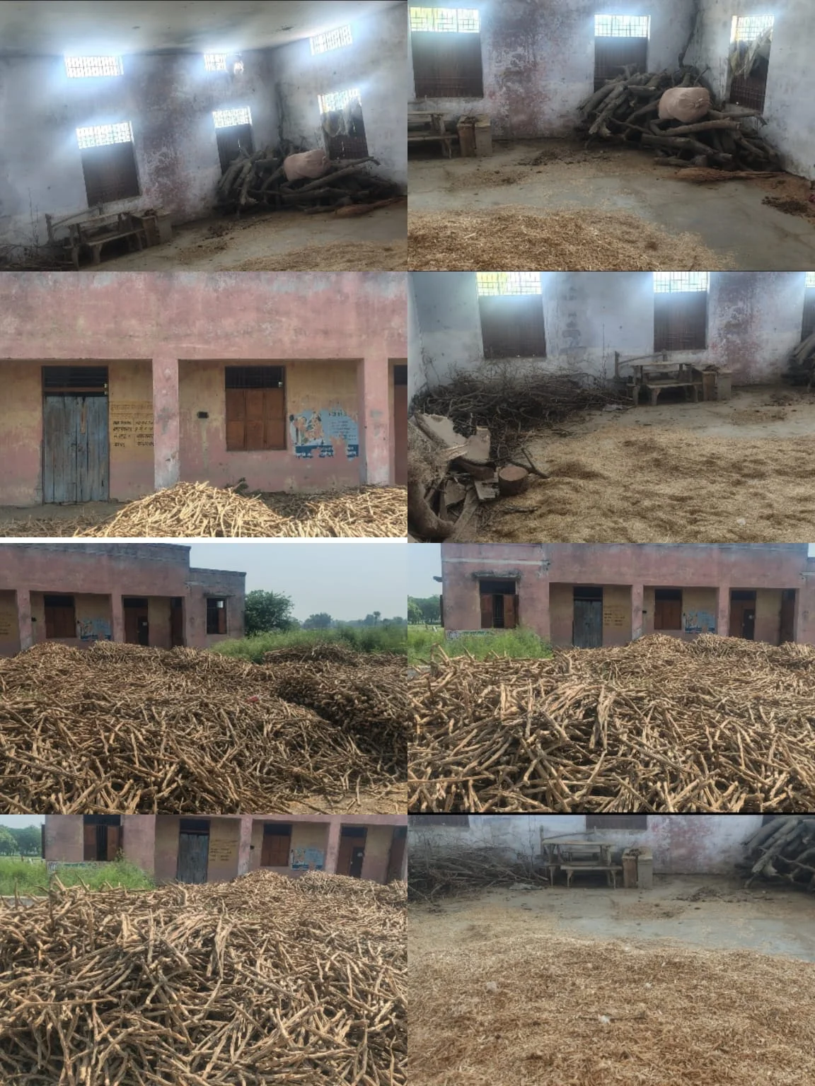 अहमदगंज में पशु चिकित्सालय पर अवैध कब्जा, भूसा-लकड़ी का बना गोदाम, ग्रामीणों में आक्रोश