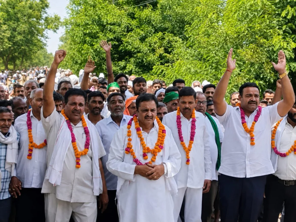 4500 हेक्टेयर भूमि अधिग्रहण के खिलाफ किसानों का बिगुल, बोले — “जान दे देंगे, जमीन नहीं देंगे”