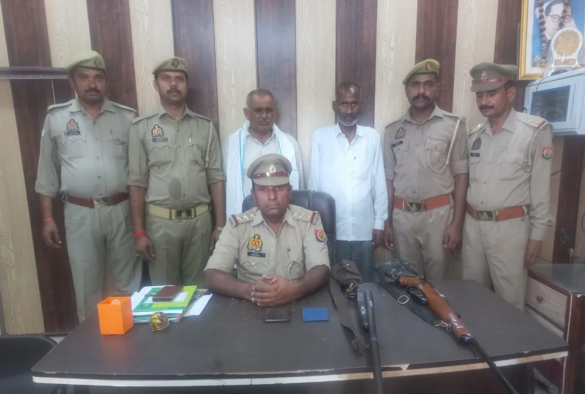 भागवत कथा पंडाल में हर्ष फायरिंग करने वाले दो आरोपी गिरफ्तार