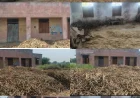 अहमदगंज में पशु चिकित्सालय पर अवैध कब्जा, भूसा-लकड़ी का बना गोदाम, ग्रामीणों में आक्रोश