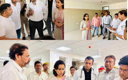 Farrukhabad News : 18 करोड़ का ट्रॉमा सेंटर अधूरा, डीएम का छापा—सुरक्षा इंतजाम नदारद, एजेंसी पर गिरी गाज