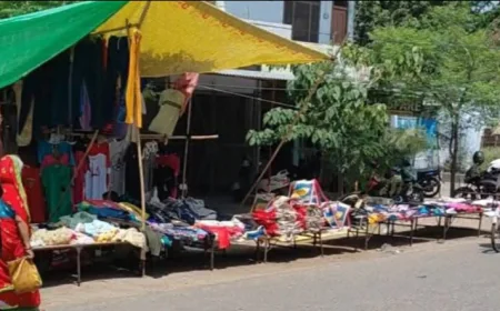 फर्रुखाबाद में तेज धूप से सूना पड़ा संडे बाजार, दुकानदारों की बढ़ी चिंता