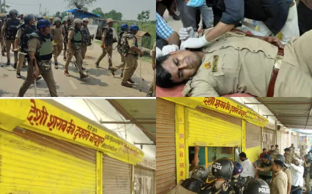 फर्रुखाबाद में बवाल: नाले में मिला युवक का शव, गुस्साए ग्रामीणों ने किया पथराव, दो दरोगा घायल