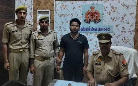 जानलेवा हमले के मामले में फरार अभियुक्त गिरफ्तार, तीन आरोपी पहले जा चुके जेल