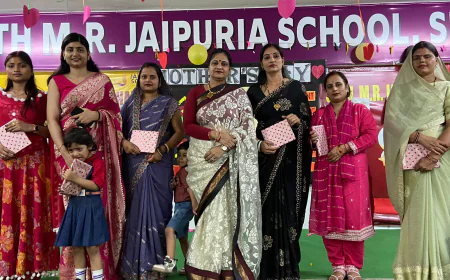 जयपुरिया स्कूल शिकोहाबाद में धूमधाम से मनाया गया मदर्स डे