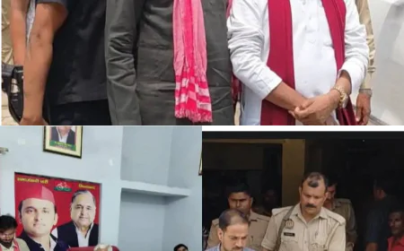 चाचूपुर पर सियासी हलचल: सपा प्रतिनिधिमंडल को पुलिस ने रोका, लंबी वार्ता के बाद मिली अनुमति