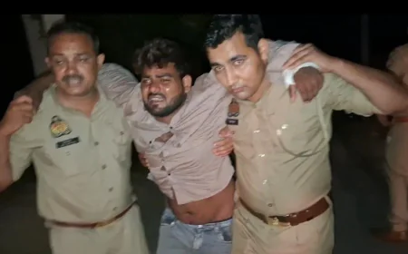 जैथरा/जसरथपुर: पुलिस मुठभेड़ में दो बदमाश गिरफ्तार, अवैध हथियार व नगदी बरामद