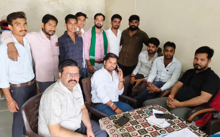 बिजली समस्याओं को लेकर भारतीय किसान क्रांति यूनियन का माधवगंज बिजली घर पर प्रदर्शन, 5 दिन में समाधान न होने पर आंदोलन की चेतावनी