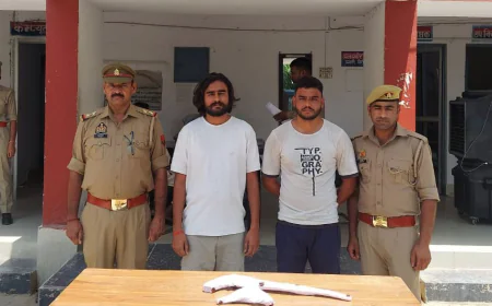 Kasganj news पटियाली पुलिस द्वारा जानलेवा हमला करने के मामले में वांछित 02 अभियुक्तों को किया गया गिरफ्तार,