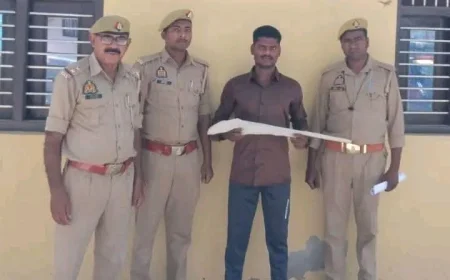 फतेहगढ़ में कम्पिल पुलिस की बड़ी कार्रवाई: अवैध असलहा व कारतूस समेत शातिर अपराधी गिरफ्तार