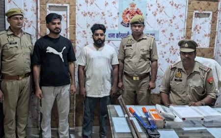 Etah News : ट्रांसफार्मर चोरी के दो आरोपी गिरफ्तार, अवैध असलहा व वाहन बरामद
