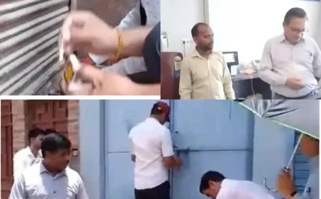 सरकारी अस्पताल में सैंपल लेने पहुंचा निजी लैब कर्मचारी पकड़ा गया, तीन अवैध पैथोलॉजी लैब सील