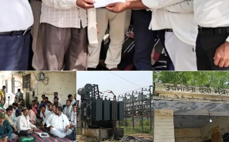 संविदा बिजली कर्मियों का फूटा गुस्सा: वेतन न मिलने पर हड़ताल की चेतावनी, अडाणी कंपनी पर गंभीर आरोप