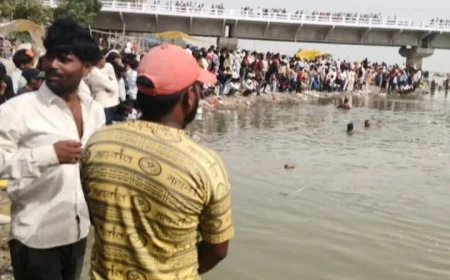 गंगा स्नान बना काल: दो दोस्त डूबे, अनुपम की मौत; 5 घंटे बाद मिला शव