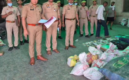 ऑपरेशन दहन: मैनपुरी पुलिस ने नष्ट किए 10 करोड़ रुपये से अधिक के नशीले पदार्थ