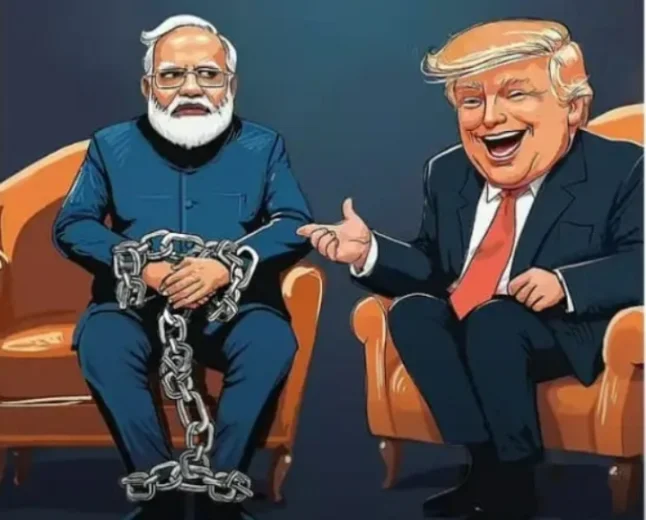 आरएसएस-भाजपा और अमेरिका की दासता की ओर बढ़ता भारत