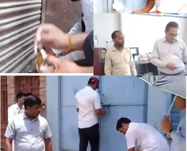 सरकारी अस्पताल में सैंपल लेने पहुंचा निजी लैब कर्मचारी पकड़ा गया, तीन अवैध पैथोलॉजी लैब सील