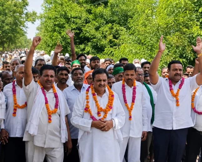 4500 हेक्टेयर भूमि अधिग्रहण के खिलाफ किसानों का बिगुल, बोले — “जान दे देंगे, जमीन नहीं देंगे”