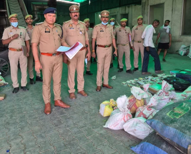 ऑपरेशन दहन: मैनपुरी पुलिस ने नष्ट किए 10 करोड़ रुपये से अधिक के नशीले पदार्थ