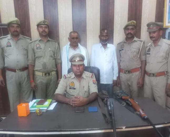 भागवत कथा पंडाल में हर्ष फायरिंग करने वाले दो आरोपी गिरफ्तार