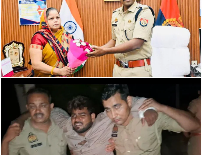 Etah News : महिला की बहादुरी को एसएसपी ने किया सम्मानित, लुटेरे पुलिस मुठभेड़ में गिरफ्तार