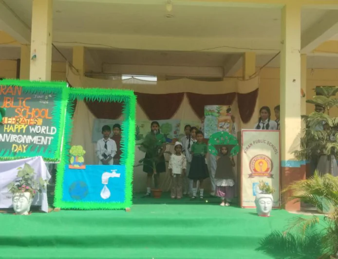 किरन पब्लिक स्कूल में विश्व पर्यावरण दिवस पूर्व समारोह का आयोजन