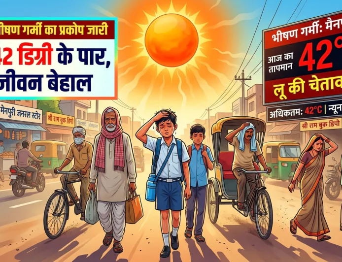 भीषण गर्मी का टॉर्चर: पारा 42 डिग्री के पार, लू की चेतावनी से थमी रफ्तार