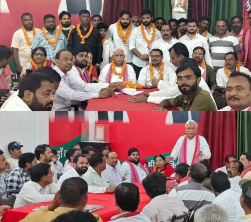 सपा की मासिक बैठक में संगठन मजबूती पर मंथन,  उर्मिला राजपूत — संगठन की ताकत से ही तय होती है जीत-हार