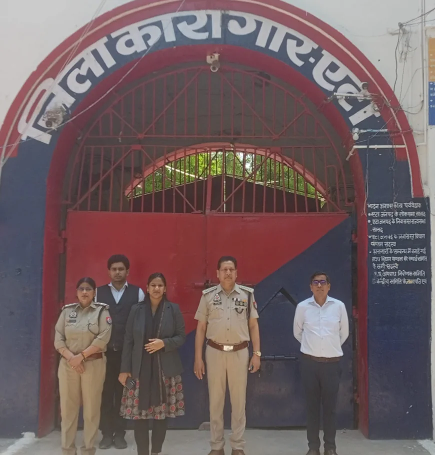 जिला कारागार का औचक निरीक्षण, बंदियों को निःशुल्क विधिक सहायता देने के निर्देश
