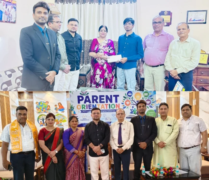 सी.पी. विद्या निकेतन में भव्य पैरेंट्स ओरिएंटेशन प्रोग्राम, IAS अधिकारी सुबूर खान ने छात्रों को दिया सफलता का मंत्र