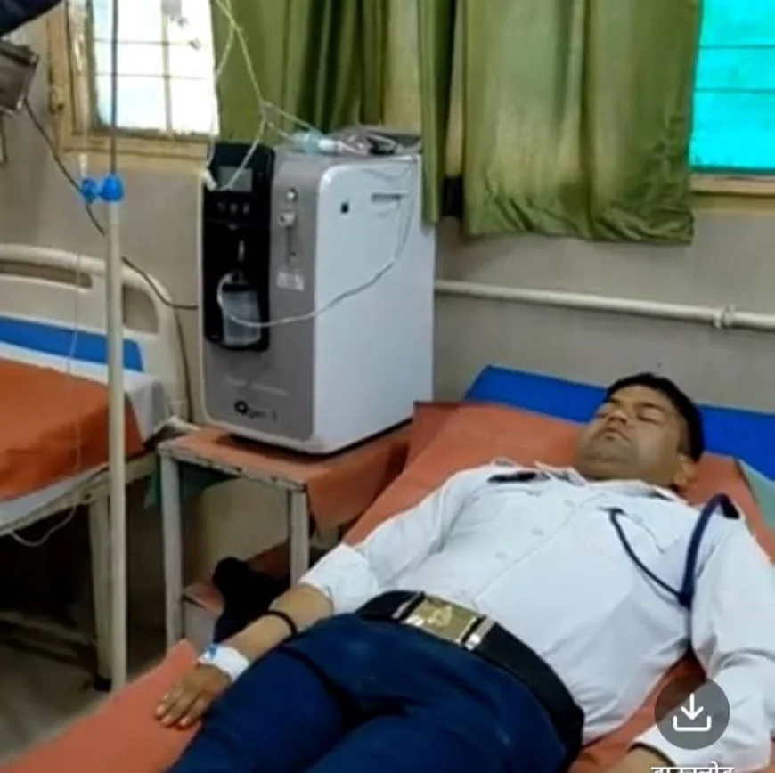 भीषण गर्मी का कहर: ड्यूटी के दौरान ट्रैफिक सिपाही की तबीयत बिगड़ी, लोहिया अस्पताल में भर्ती