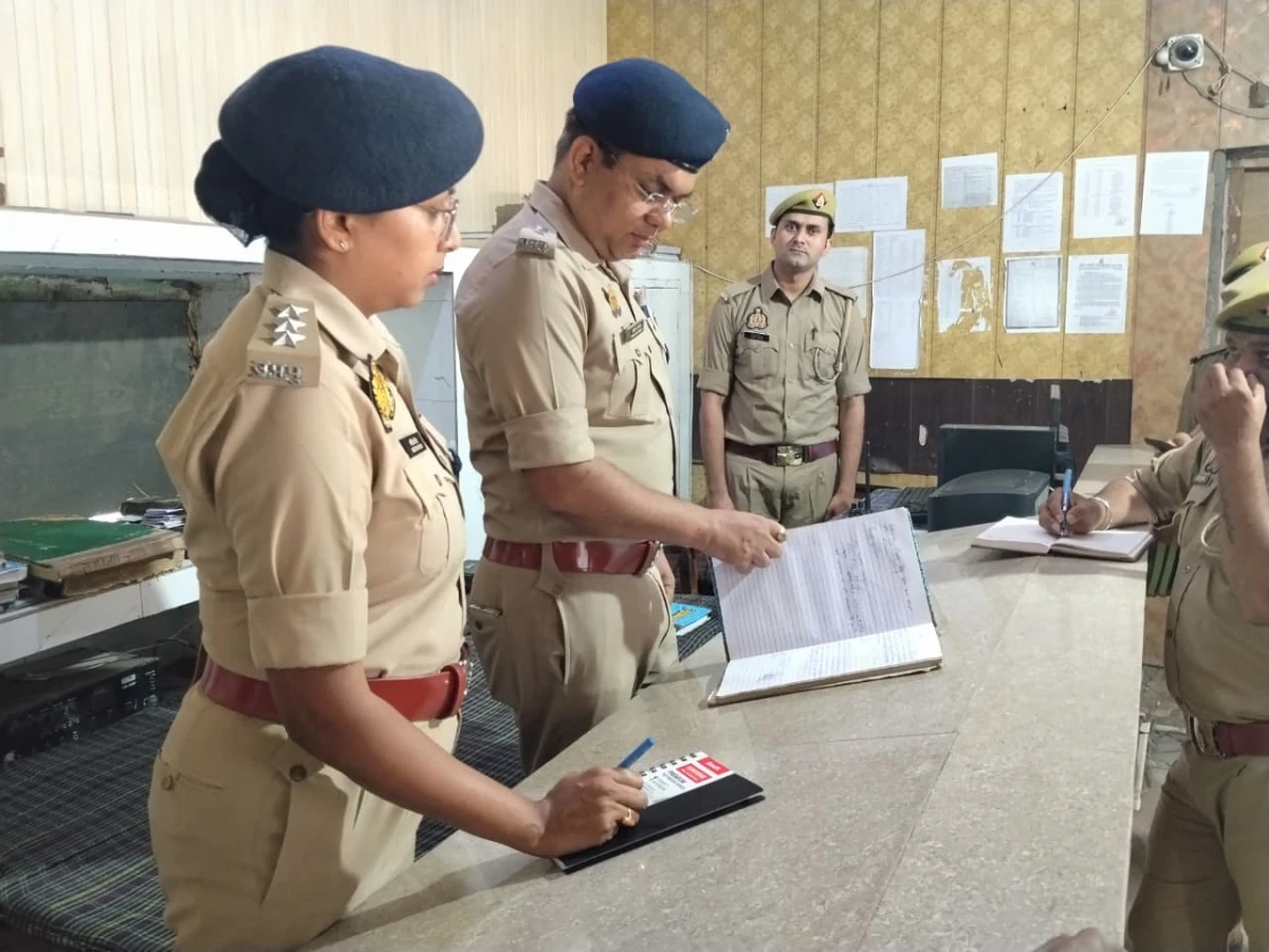 अपर पुलिस अधीक्षक ने किया कोतवाली नगर का वार्षिक निरीक्षण