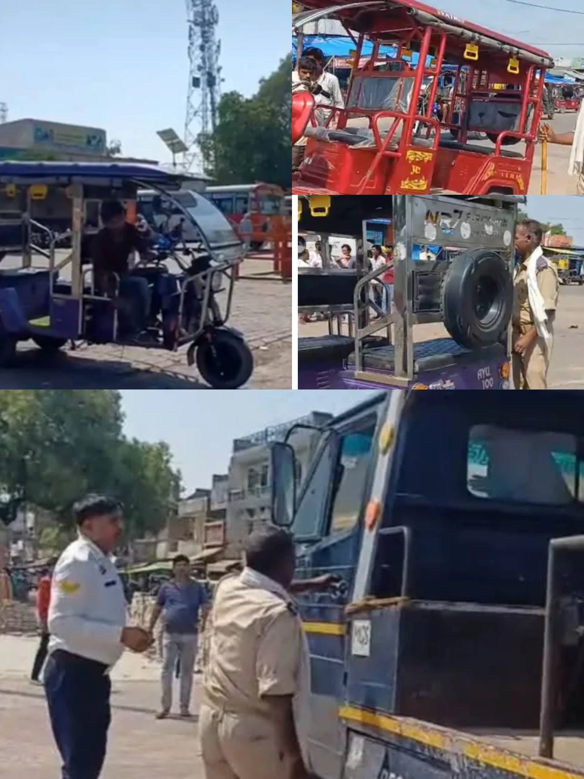 अवैध पार्किंग, बिना दस्तावेज़ और नियमों के उल्लंघन पर सख्ती, कई वाहन किए गए सीज