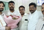 राज्यमंत्री सुरेंद्र दिलेर से पत्रकारों ने की शिष्टाचार भेंट, भागवत कथा में लिया आशीर्वाद