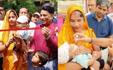 देश के सुरक्षित भविष्य के लिए दो बूंद जिंदगी की जरूरी, सजगता से हारेगा पोलियो: जिलाधिकारी डॉ. इंद्रमणि त्रिपाठी