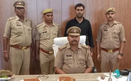 Etah News : 25 हजार रुपये का इनामी डकैत गिरफ्तार, जलेसर पुलिस को बड़ी सफलता