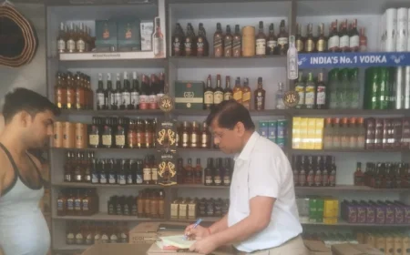अवैध शराब के खिलाफ आबकारी विभाग का बड़ा अभियान, कई दुकानों पर औचक छापेमारी