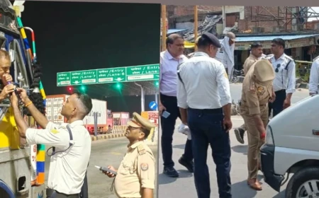 यातायात नियमों के उल्लंघन पर पुलिस की बड़ी कार्रवाई, 203 वाहनों के चालान और 4 गाड़ियाँ सीज