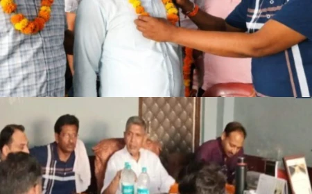 नवाबगंज मेडिकल एसोसिएशन की नई टीम का गठन, संजीव गुप्ता बने अध्यक्ष