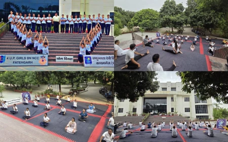 योग अपनाएं, रोग भगाएं: शकुन्तला देवी शिक्षण संस्थान में योग दिवस पर स्वास्थ्य जागरूकता का संदेश