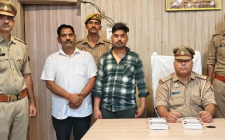 9 दिन पूर्व हुई चैन स्नेचिंग का खुलासा, दो आरोपी व एक बाल अपचारी गिरफ्तार