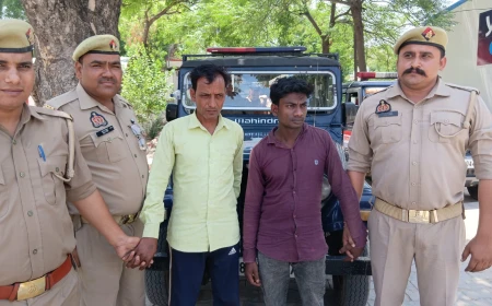 Etah News : पिलुआ पुलिस ने मंदिर चोरी गिरोह का किया भंडाफोड़, दो शातिर अंतर्जनपदीय चोर गिरफ्तार