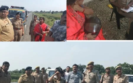 दिनदहाड़े हाईवे पर लूट, तमंचा दिखाकर महिला से सोने की चेन छीनी, विरोध करने पर बेटे को पीटा